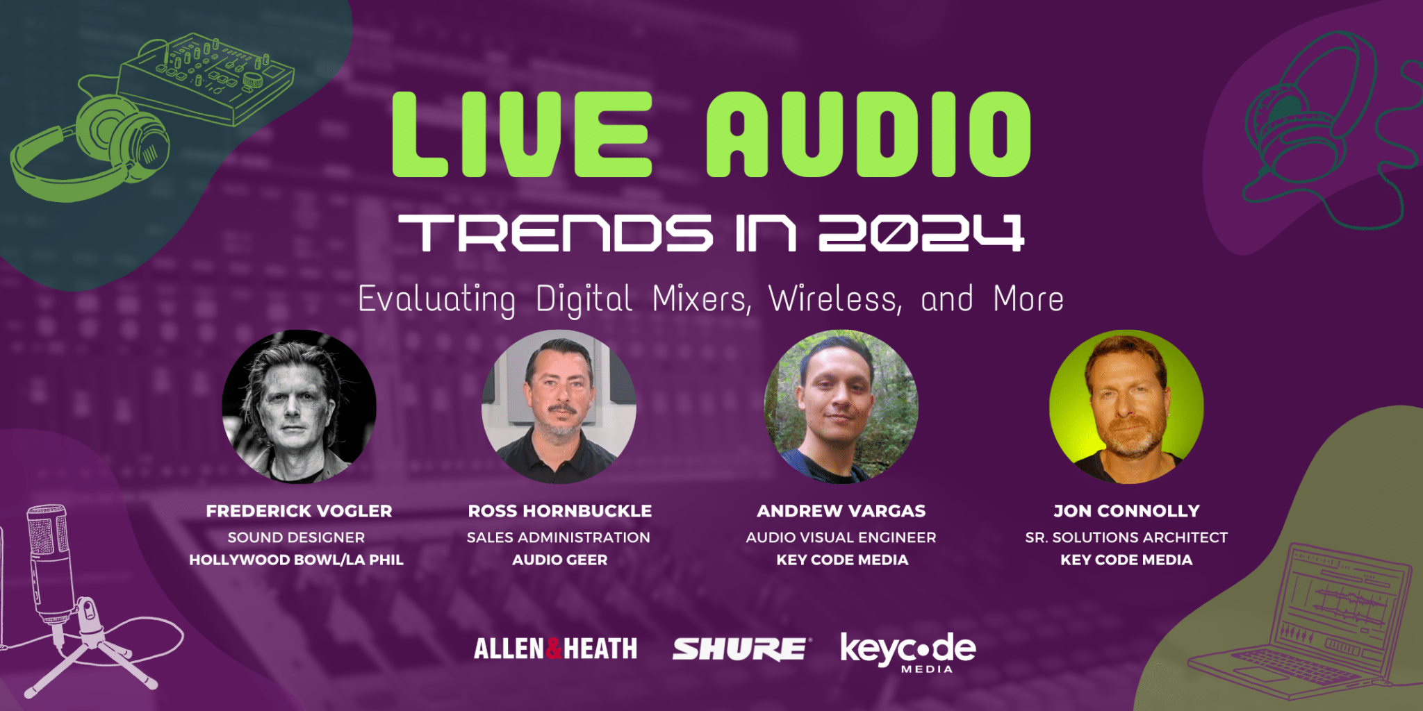 Key Code Media Live Audio Trends in 2024