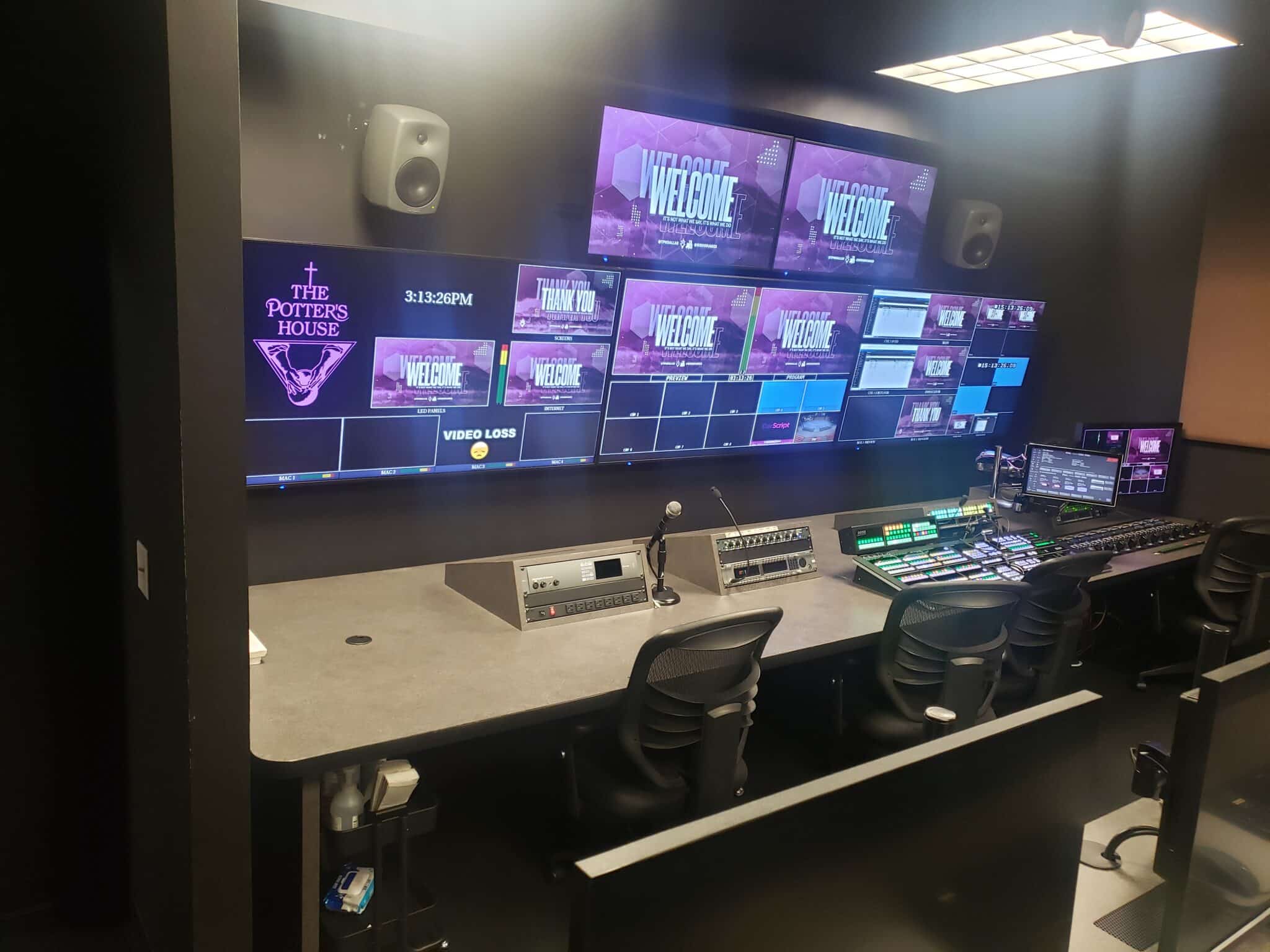 The Potter House Control Room by Key Code Media