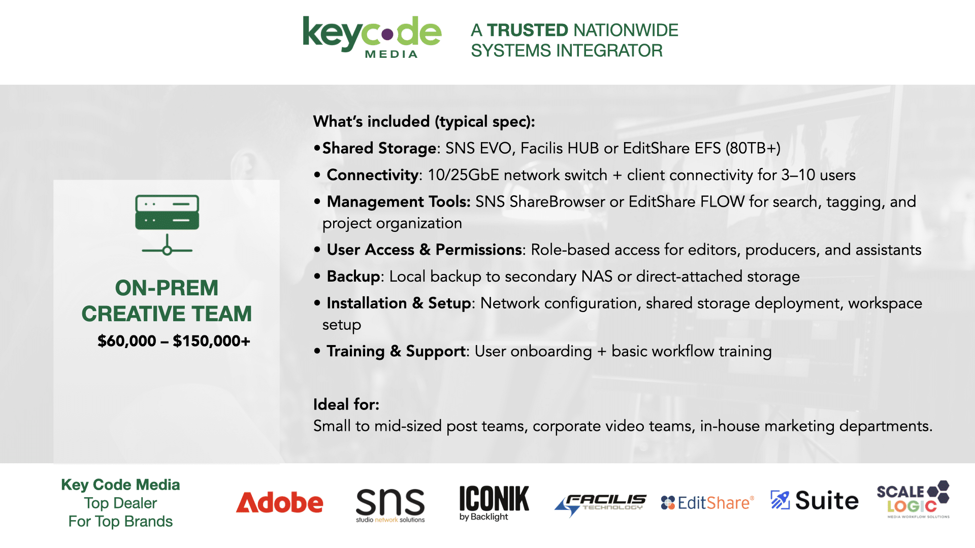 Shared Storage and Archive bundles by Key Code Media- Nationwide Systems Integrator.002
